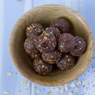 protein-packed, power balls, oats, dates, chia seeds, peanut butter, dark chocolate, energy balls, naturally sweetened, sugar-free, dairy-free, wholesome