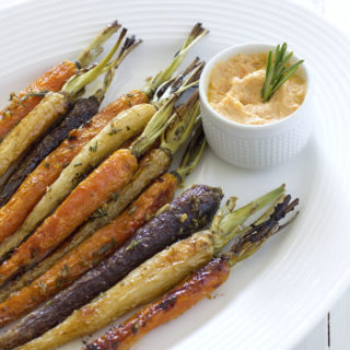 oven-roasted-maple-rosemary-glazed-carrots