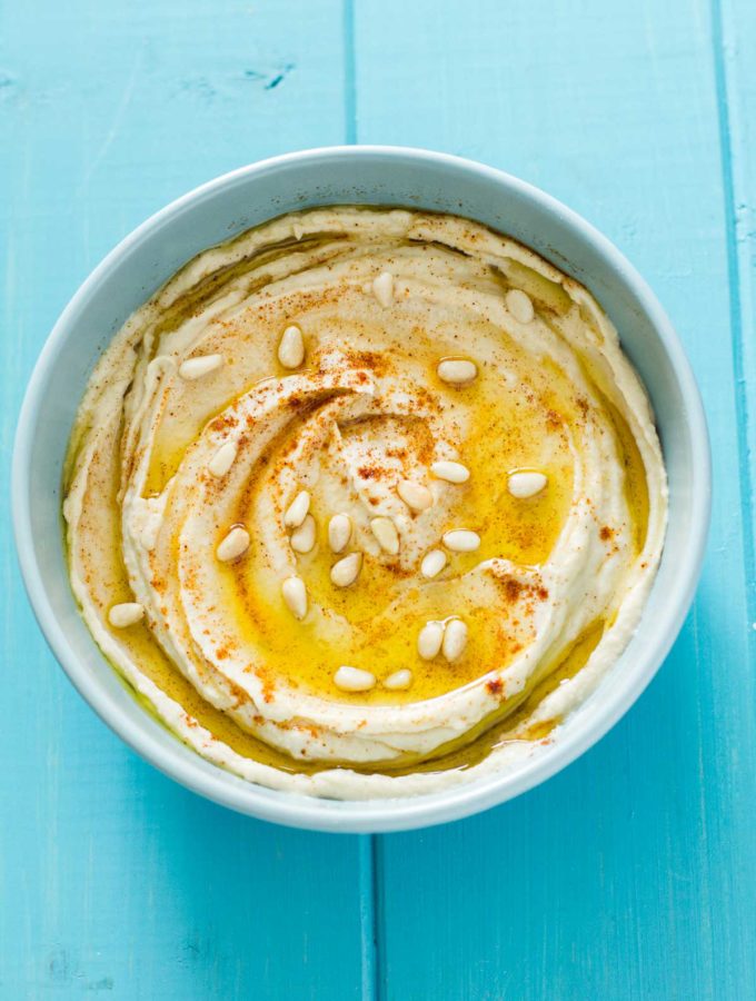 roasted garlic hummus