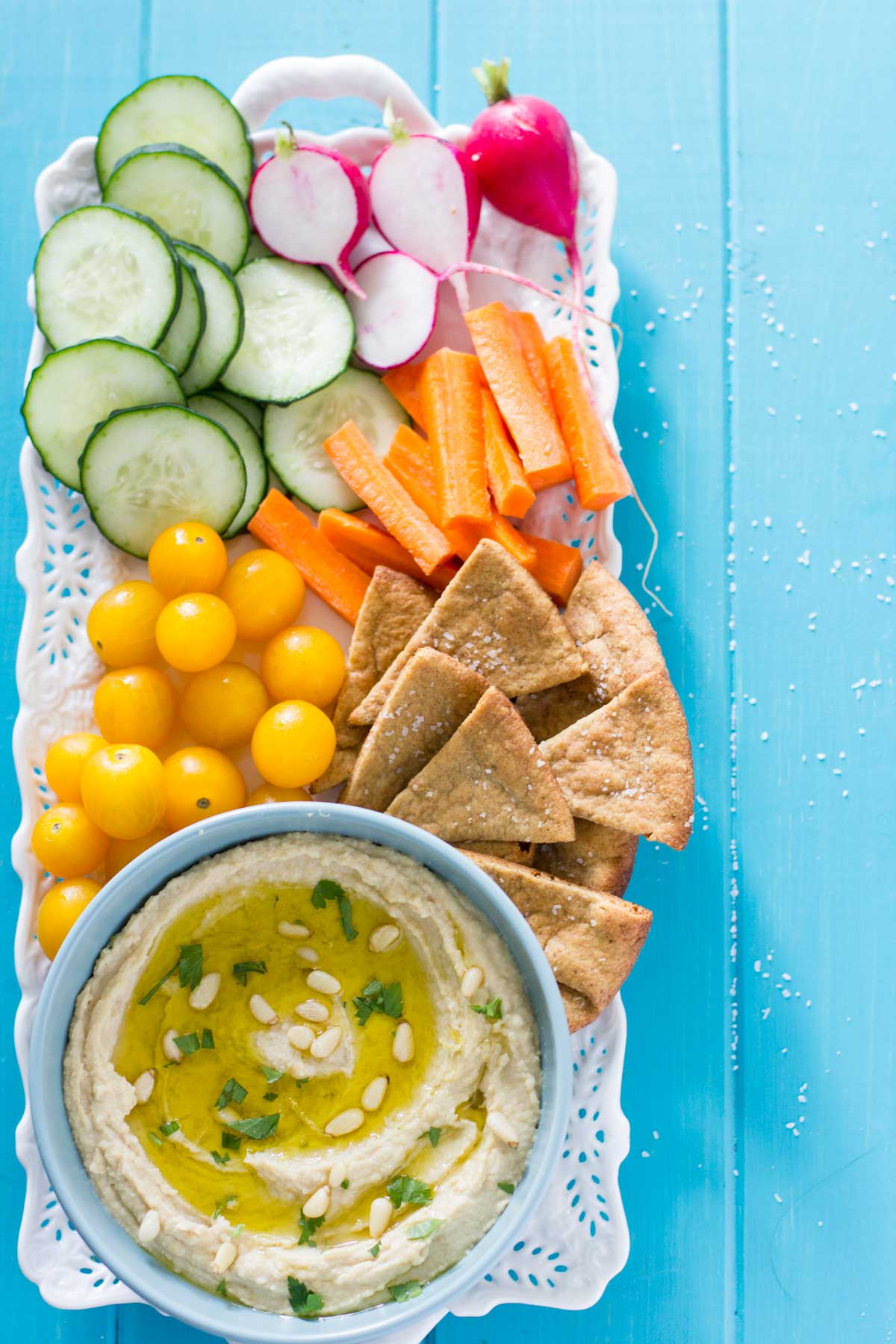 roasted garlic hummus