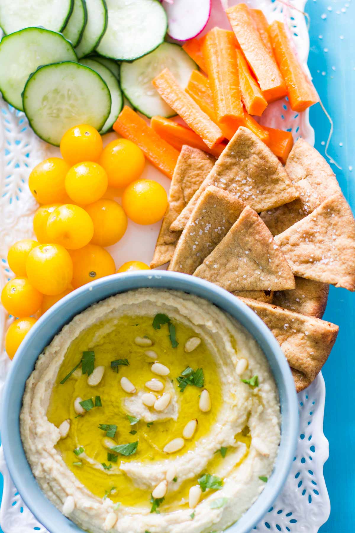 roasted garlic hummus