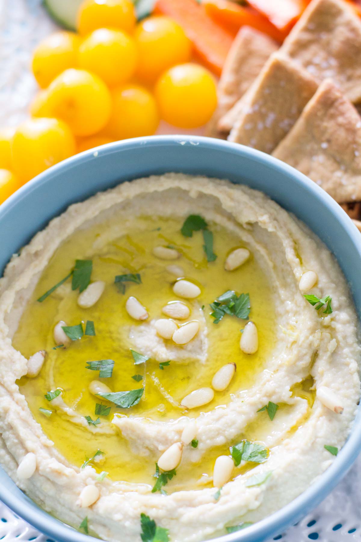 roasted garlic hummus