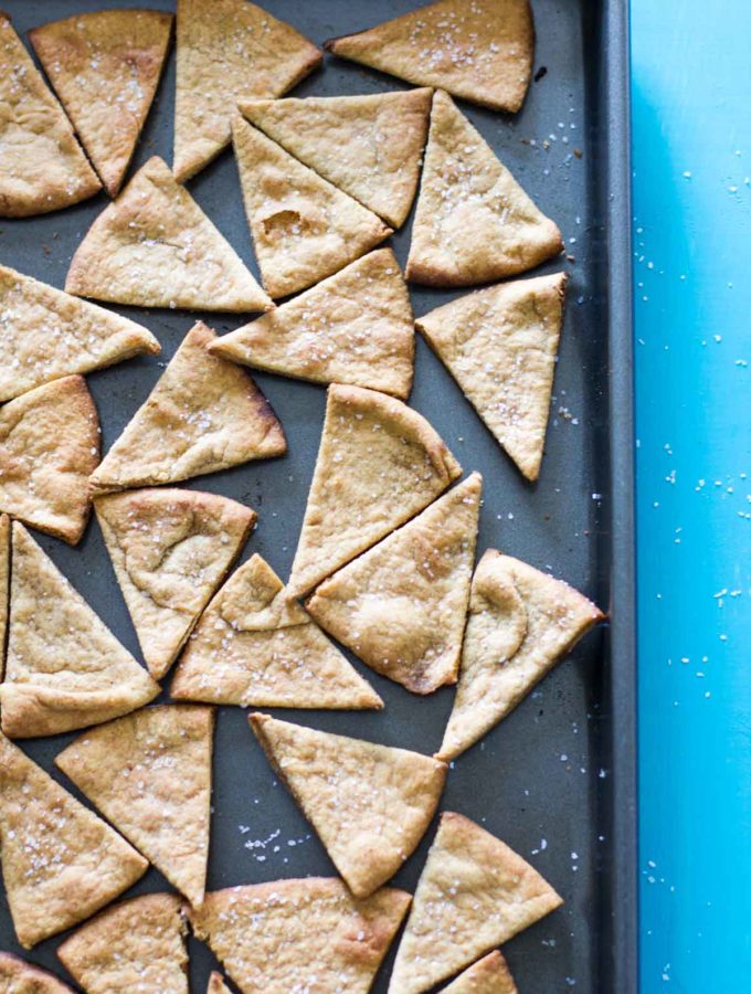 homemade pita chips