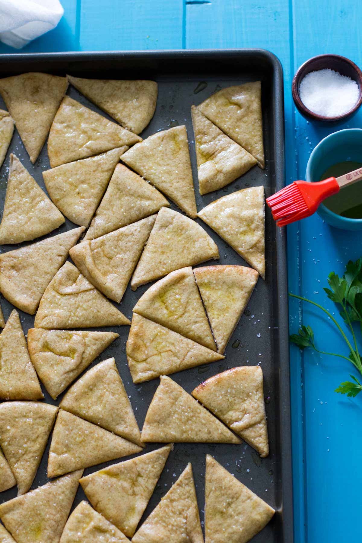 homemade pita chips