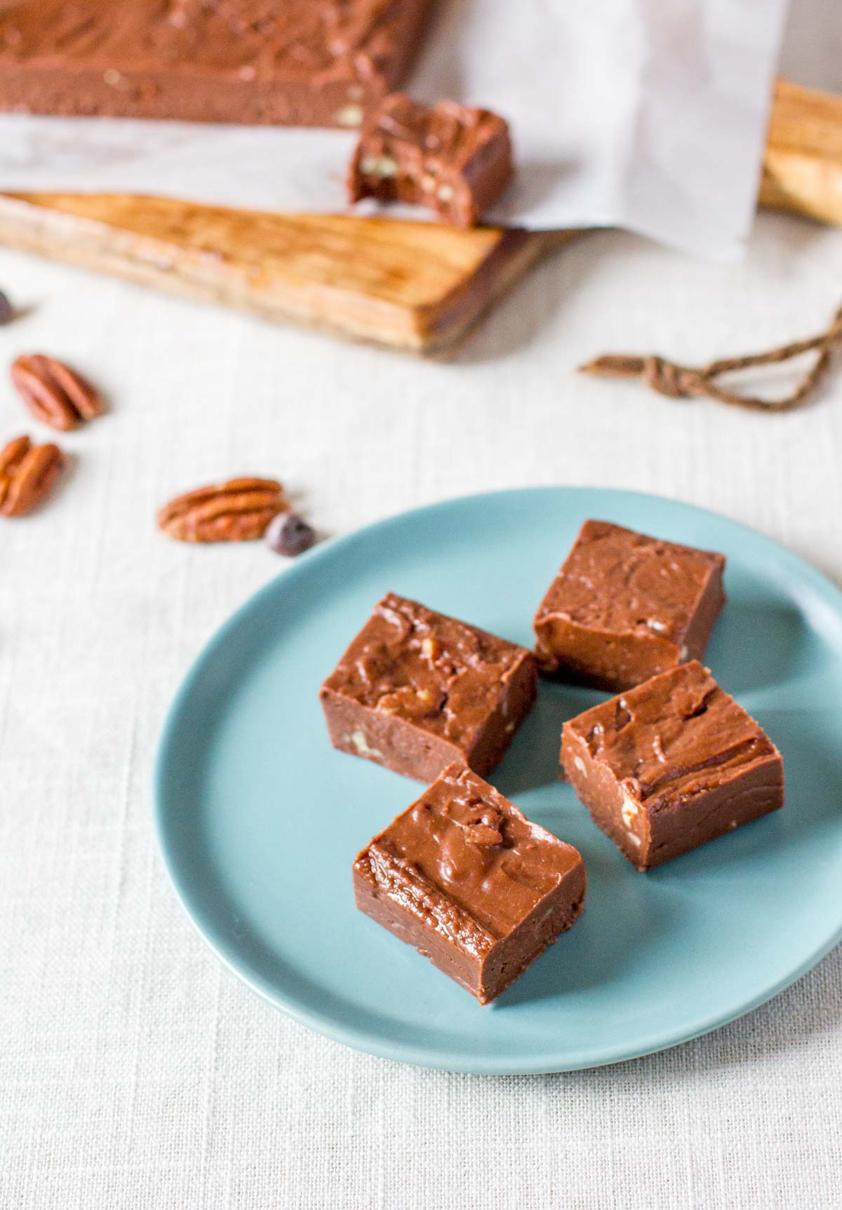 Homemade Chocolate Pecan Fudge