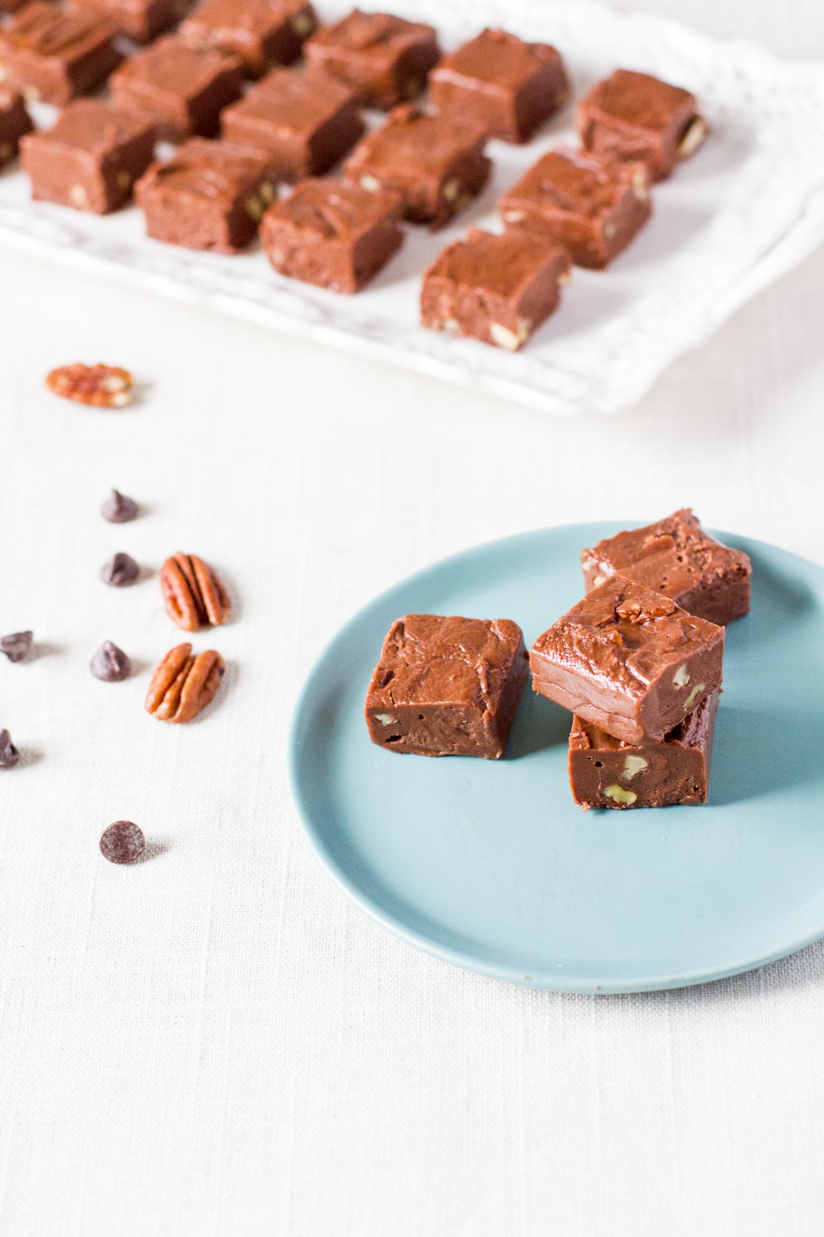 Homemade Chocolate Pecan Fudge