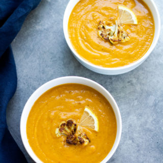 Roasted Cauliflower Soup